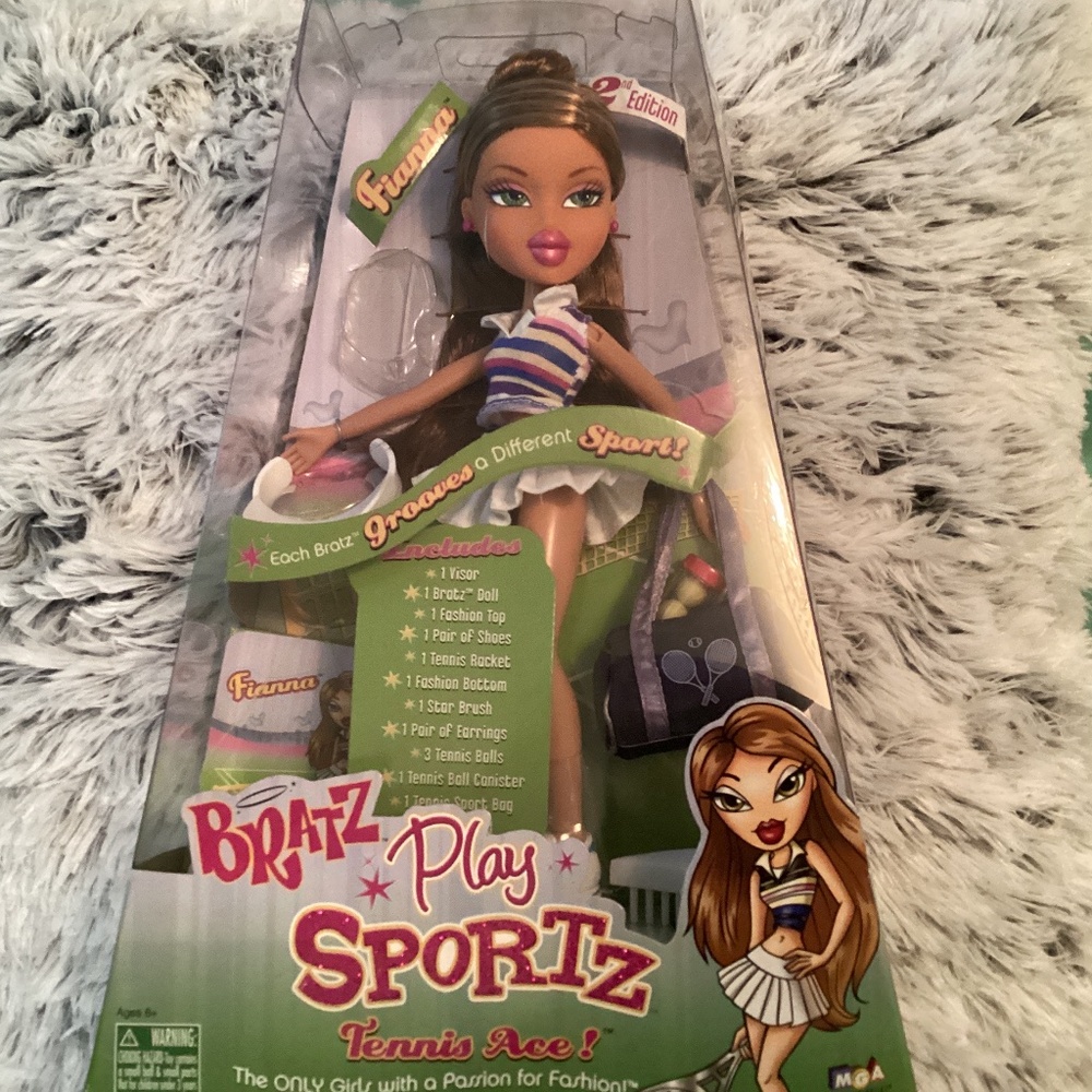 Bratz Doll 2nd edition. The Bratz PlaySportz Collection Tennis Ace doll Fianna